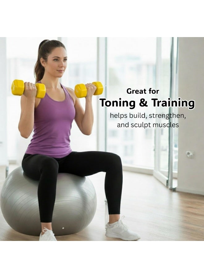 ENDLESS  Vinyl Coated Fixed Dumbbell for Gym Exercises | Pair of 4 Kg ( 2 * 8.8 LB ) | Material : Iron with Vinyl Coat | Weights for Women and Men - Image 4